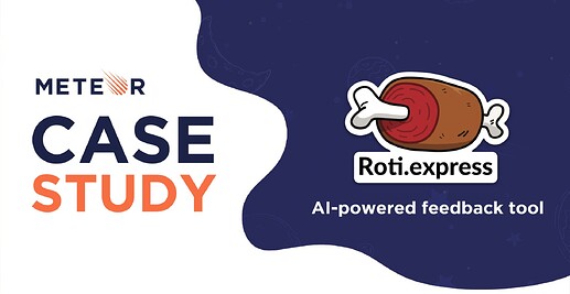Meteor case study featuring Roti.express