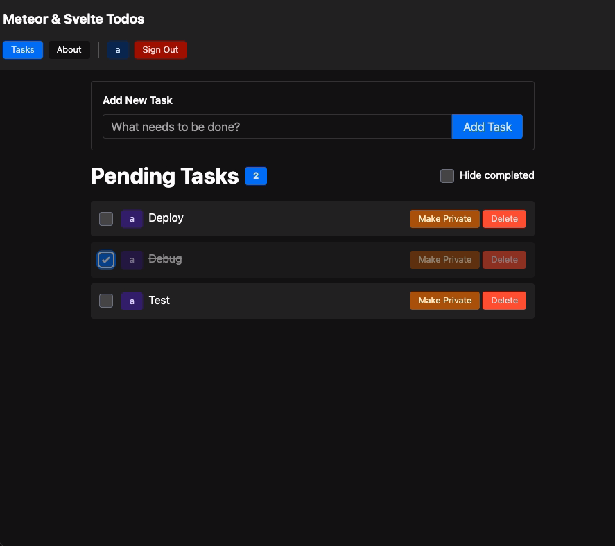 Revitalized Meteor Examples: Showcasing what Meteor can do today (BETA ...