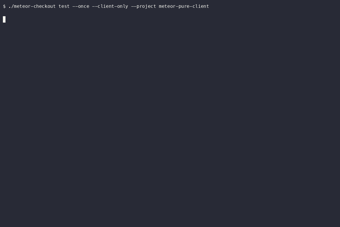 React component tests